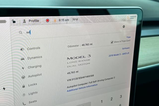 2019 Tesla Model 3 Long Range