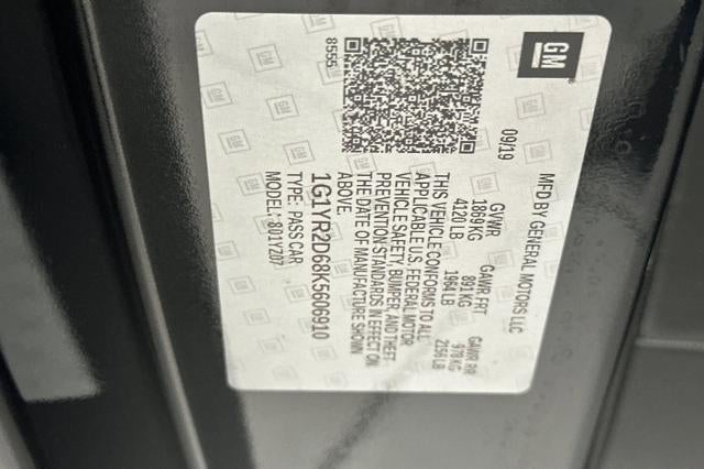 2019 Chevrolet Corvette Z06 Z06 2LZ