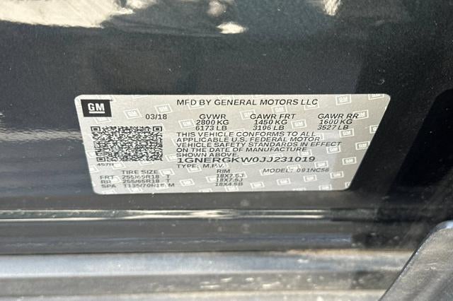 2018 Chevrolet Traverse LT Cloth