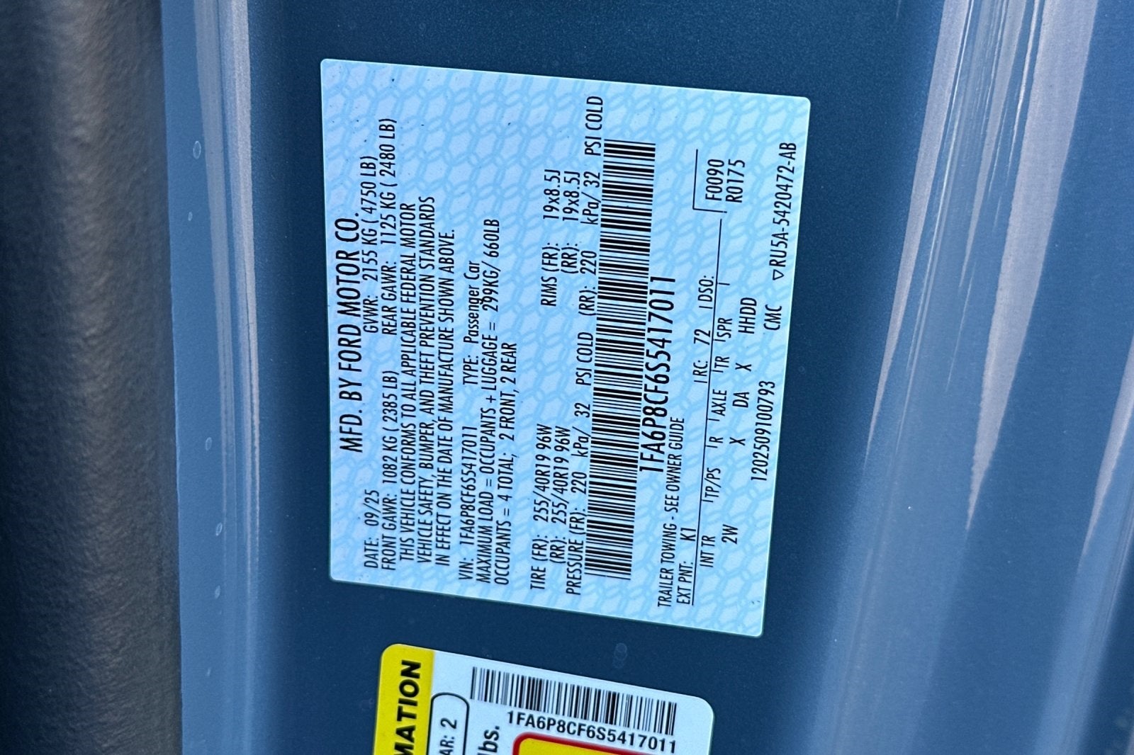 2025 Ford Mustang GT