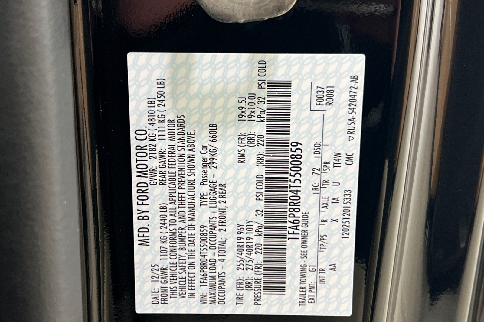 2026 Ford Mustang Dark Horse