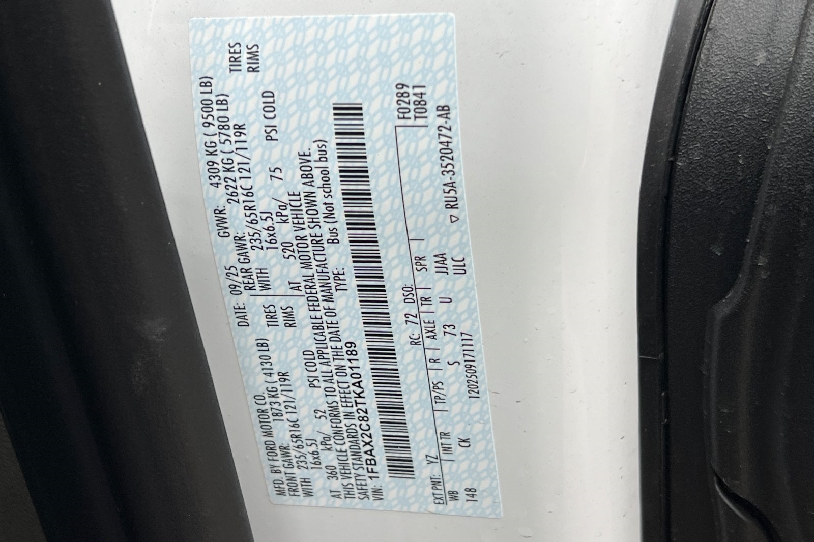 2026 Ford Transit-350 XL