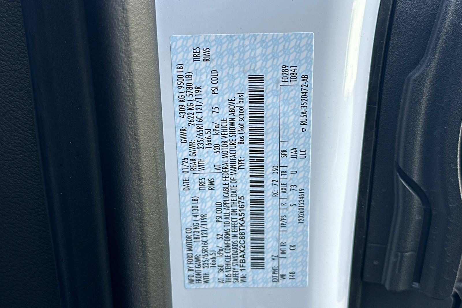 2026 Ford Transit-350 XL