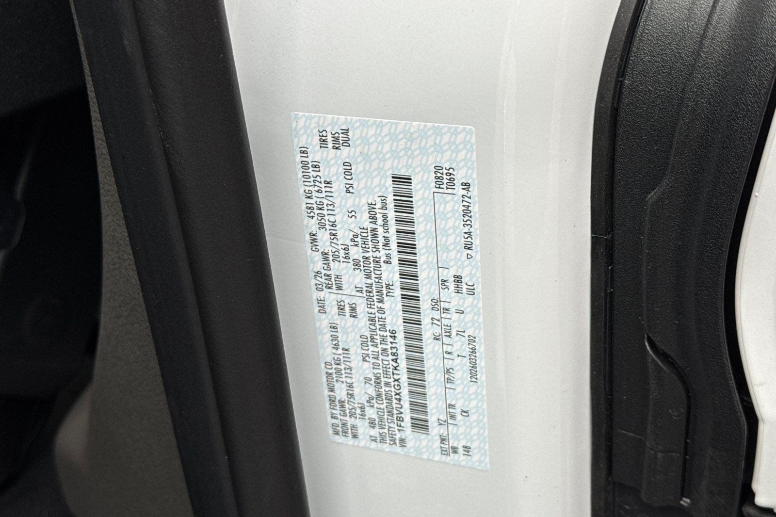 2026 Ford Transit-350 XL