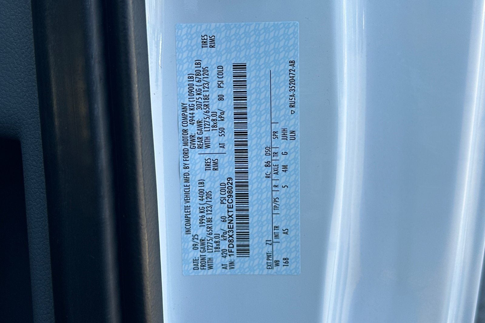 2026 Ford F-350SD XL 168 WB