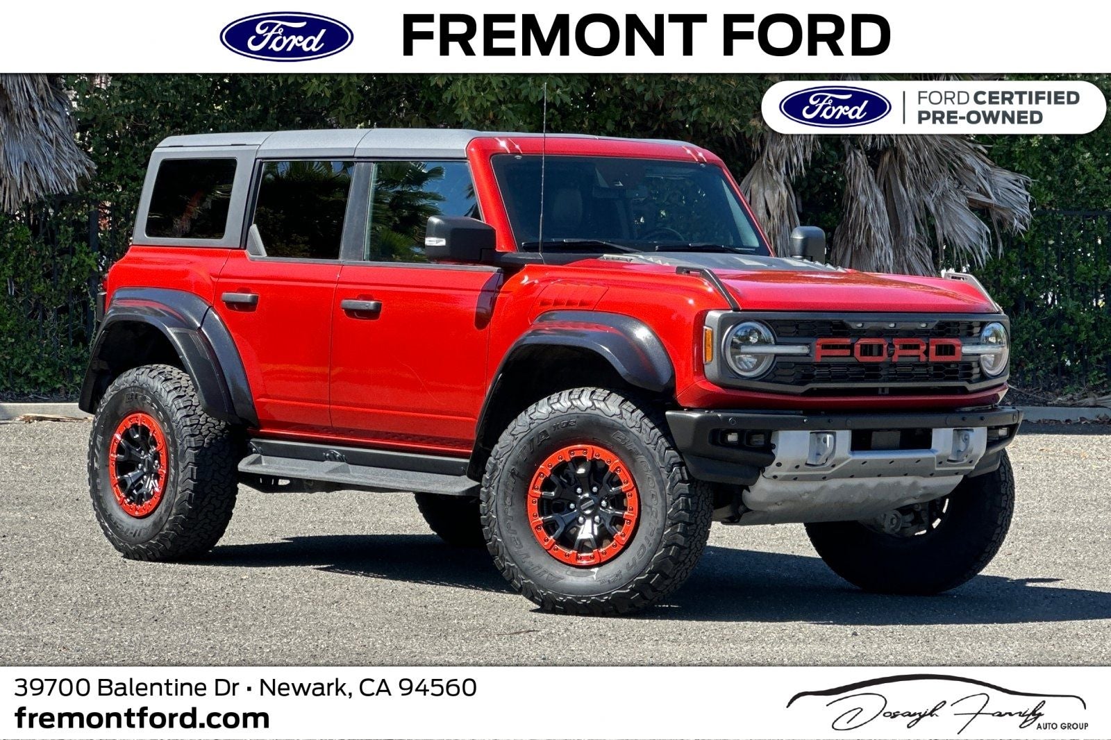2022 Ford Bronco Raptor