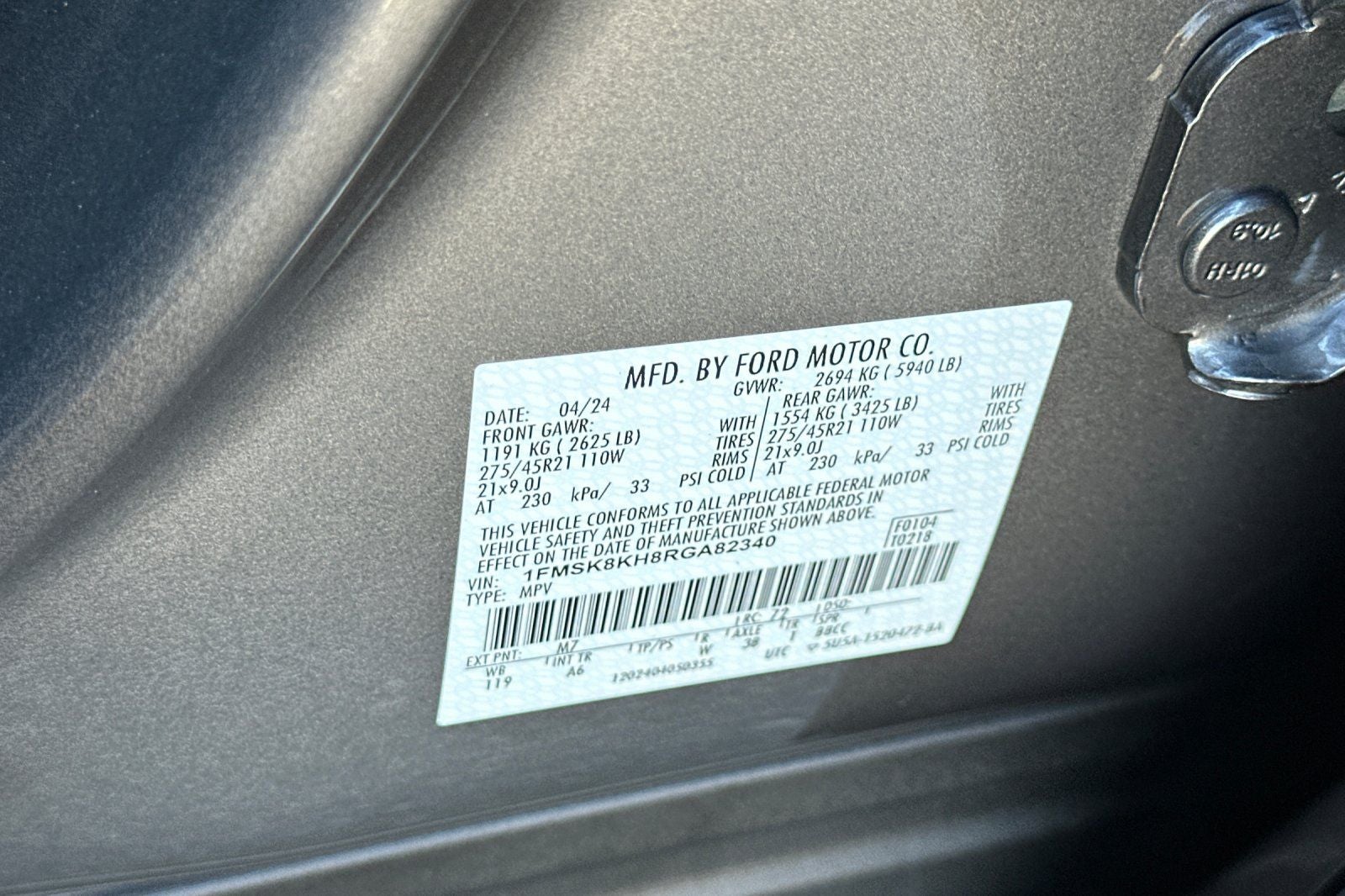 2024 Ford Explorer ST-Line