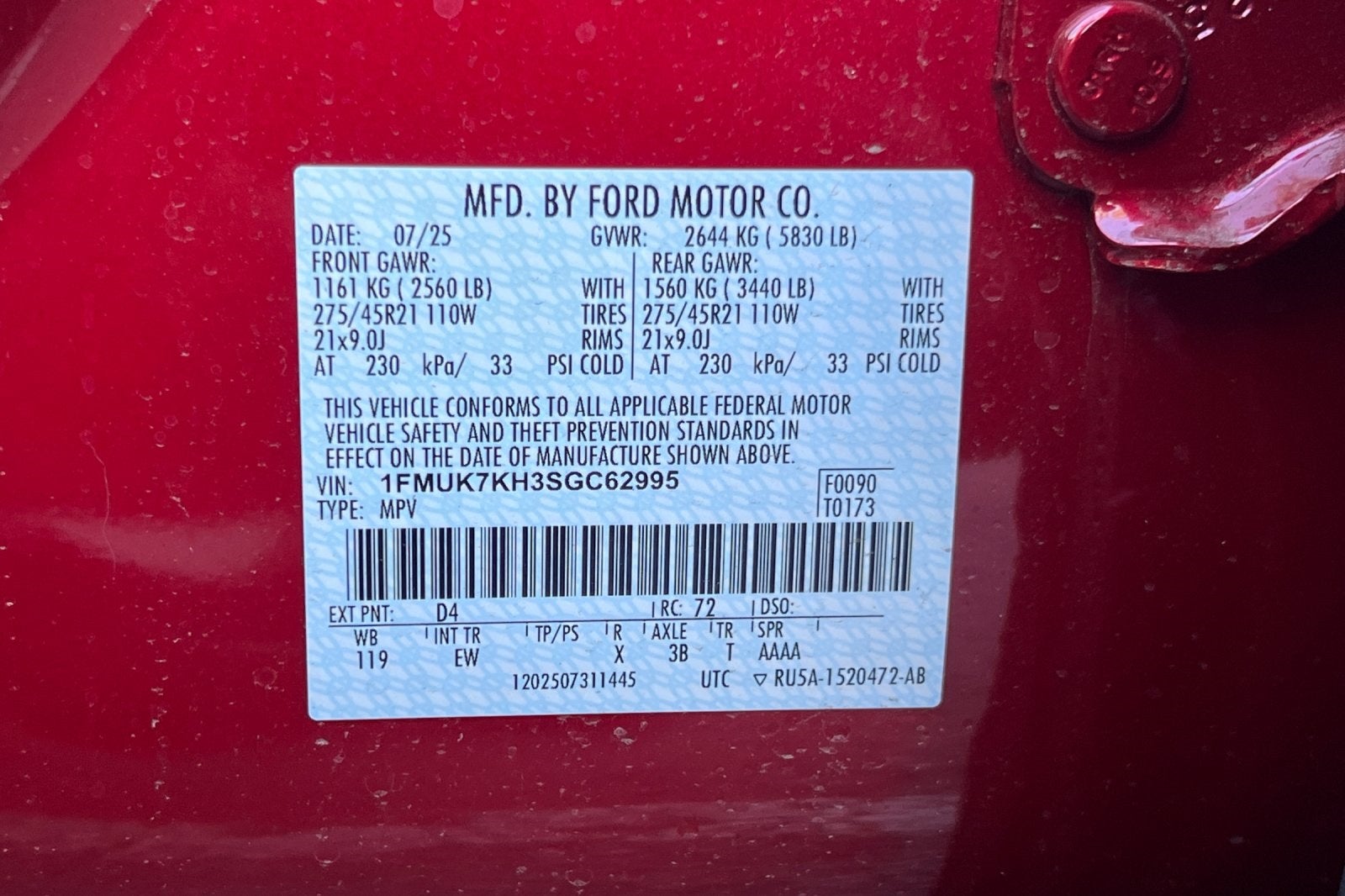 2025 Ford Explorer ST-Line