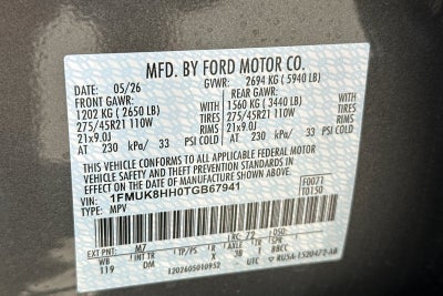 2026 Ford Explorer Platinum