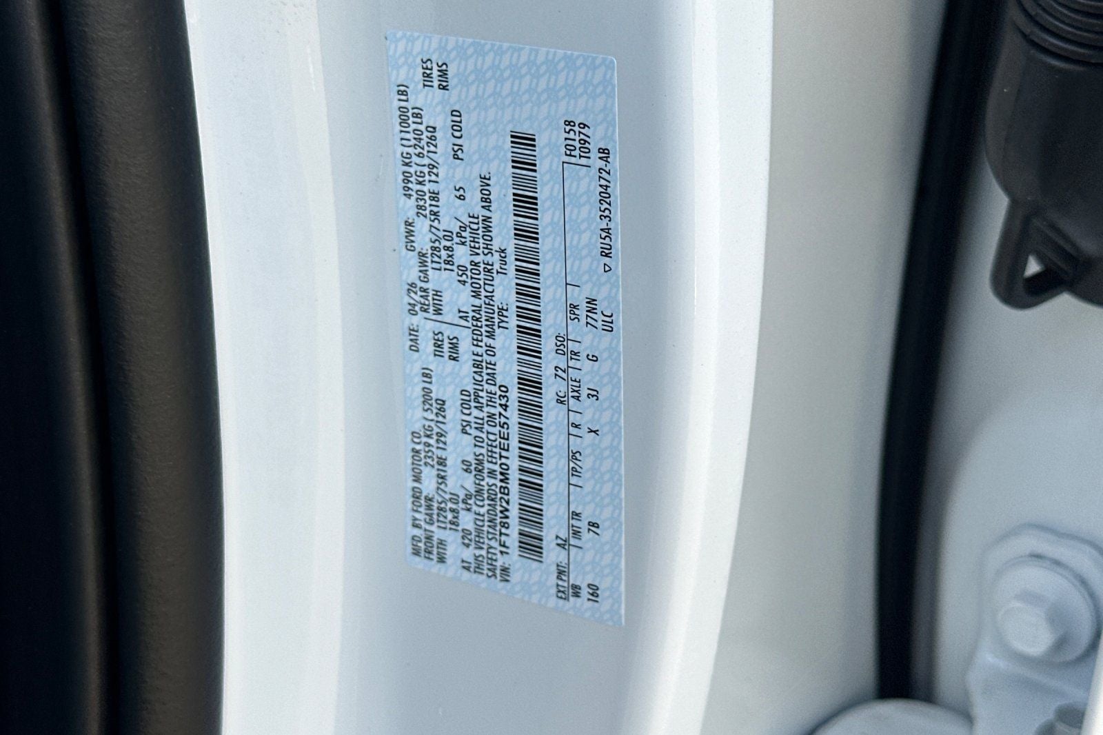 2026 Ford F-250SD Platinum 160 WB