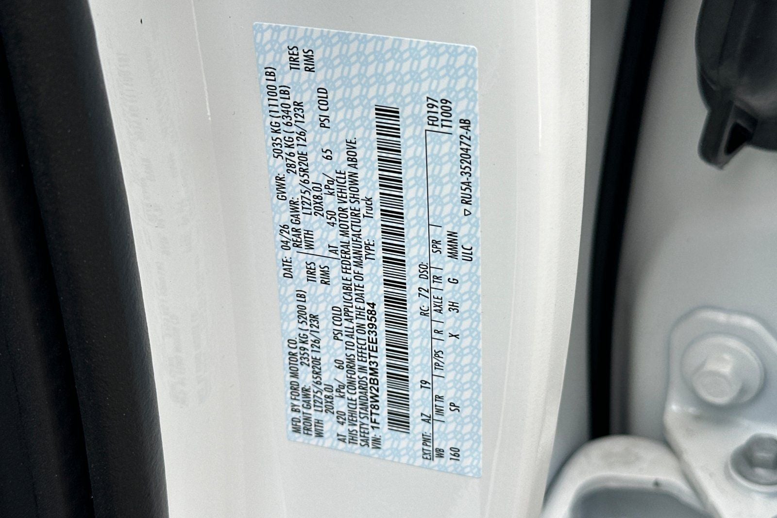 2026 Ford F-250SD King Ranch 160 WB
