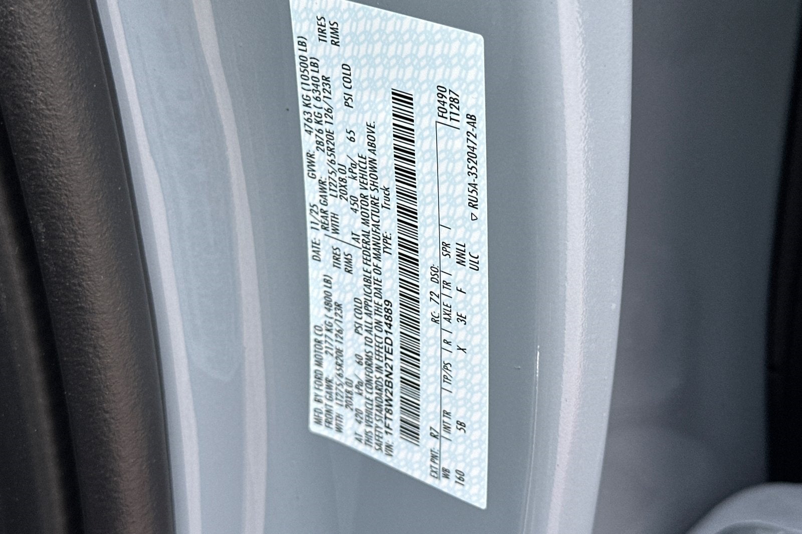 2026 Ford F-250SD Lariat 160 WB