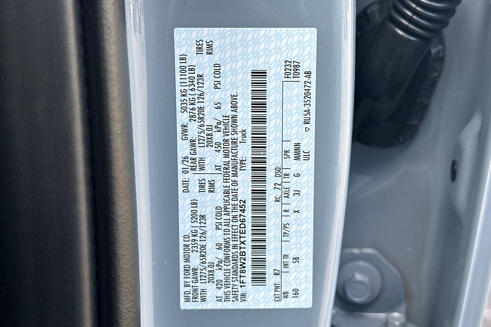 2026 Ford F-250SD Lariat 160 WB