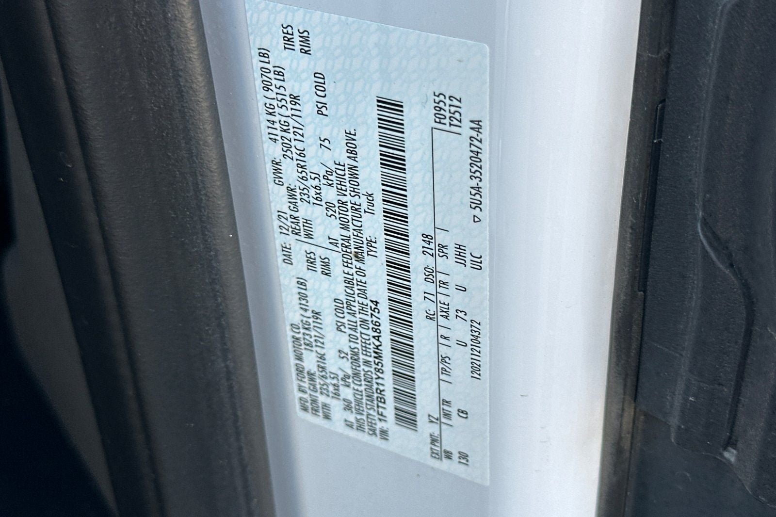 2021 Ford Transit-250 Base
