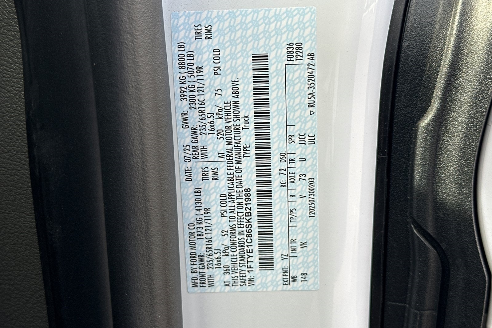 2025 Ford Transit-150 Base