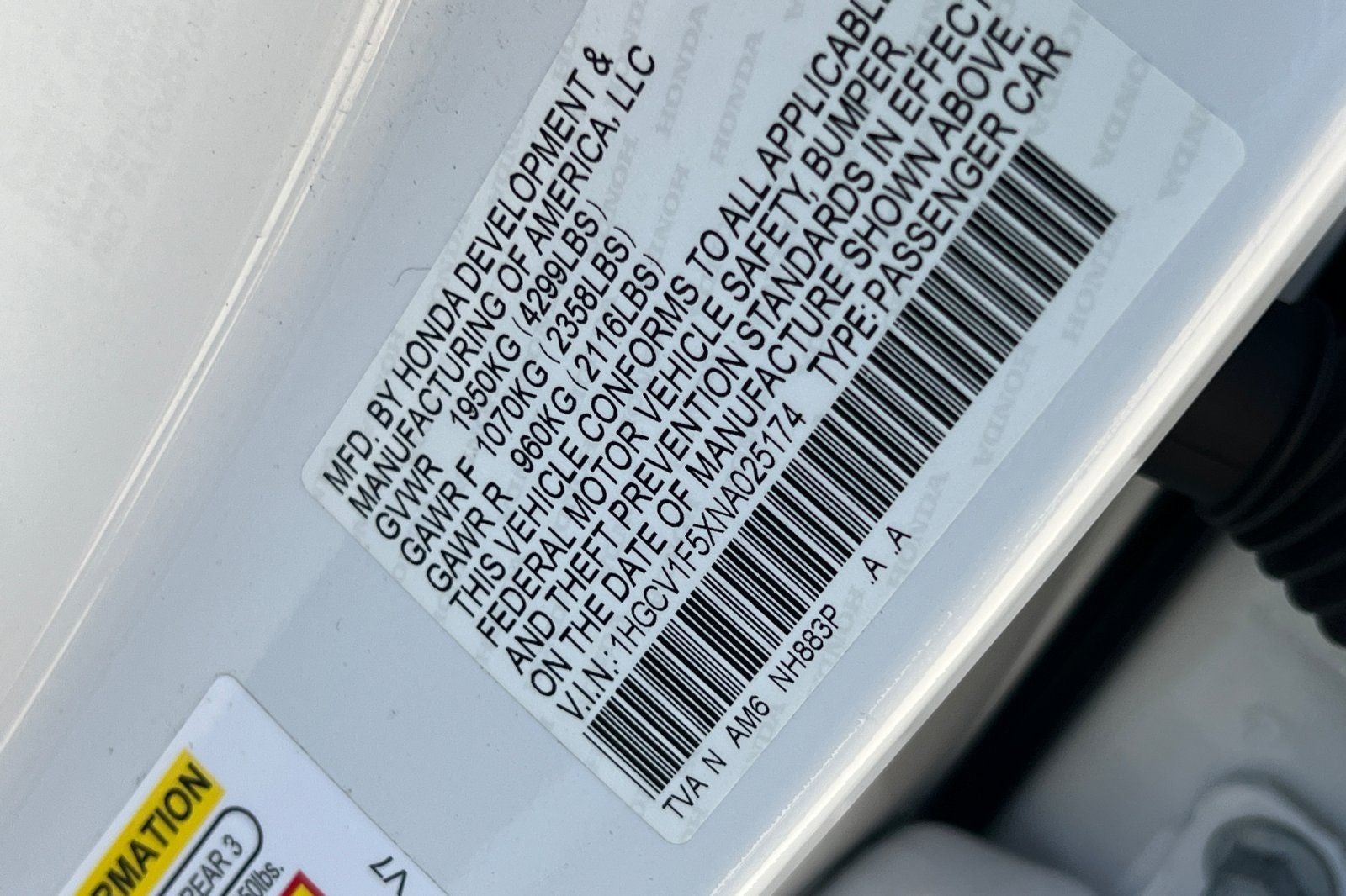 2022 Honda Accord EX-L