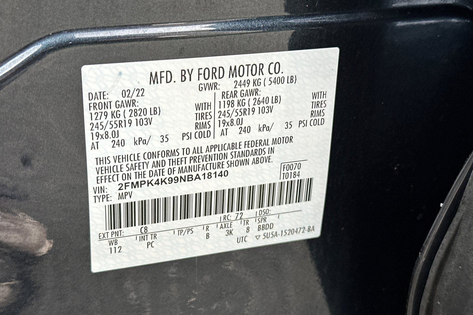 2022 Ford Edge Titanium