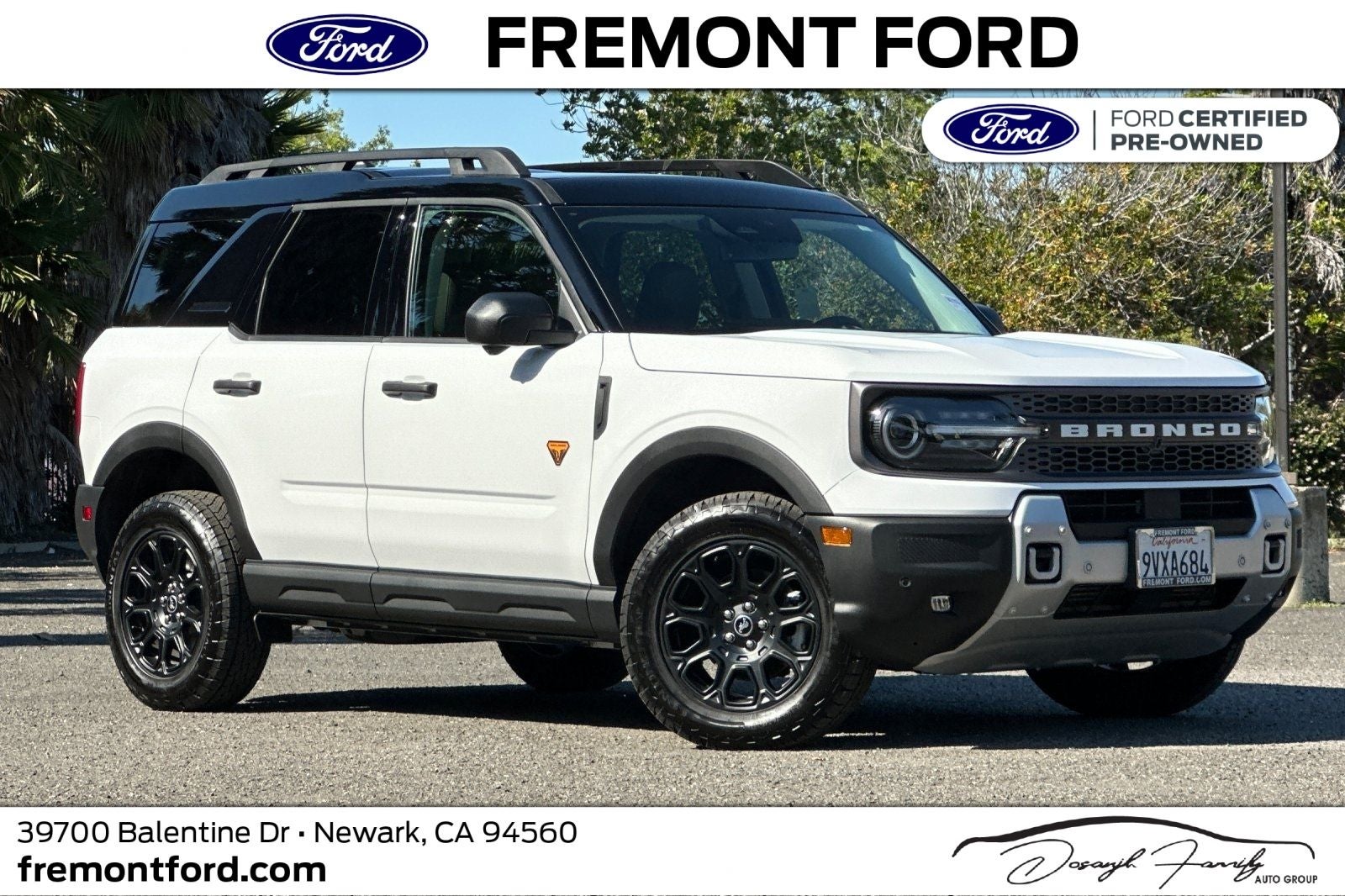 2025 Ford Bronco Sport Badlands