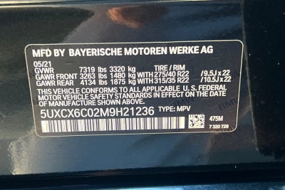 2021 BMW X7 M50i