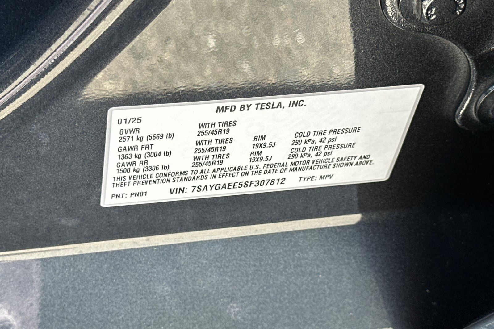 2025 Tesla Model Y Long Range
