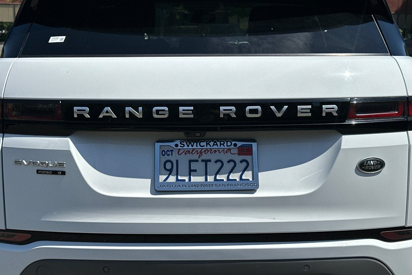 2020 Land Rover Range Rover Evoque S