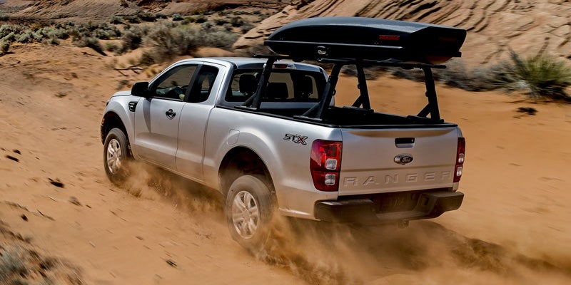 2022 Ford Ranger climbing