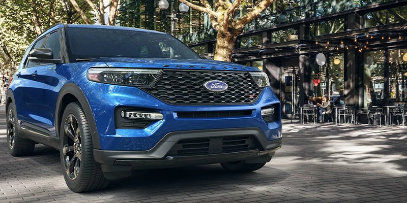Blue 2023 Ford Explorer