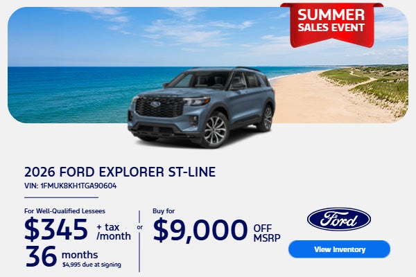 2026 FORD EXPLORER ST-LINE