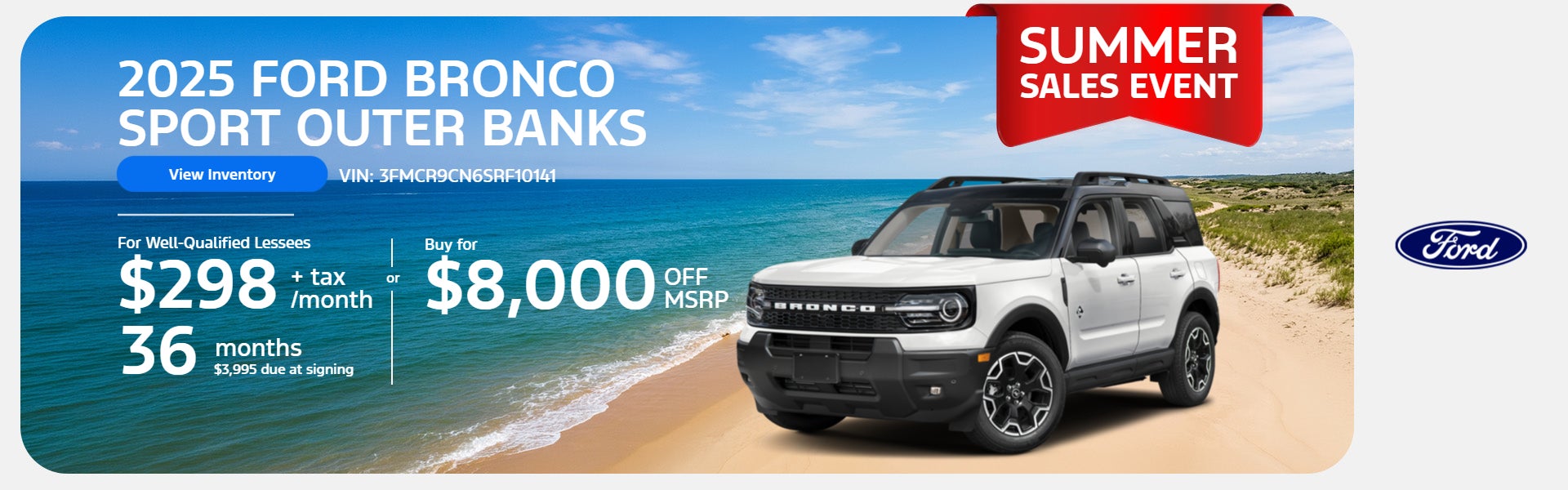 2025 FORD BRONCO SPORT OUTER BANKS