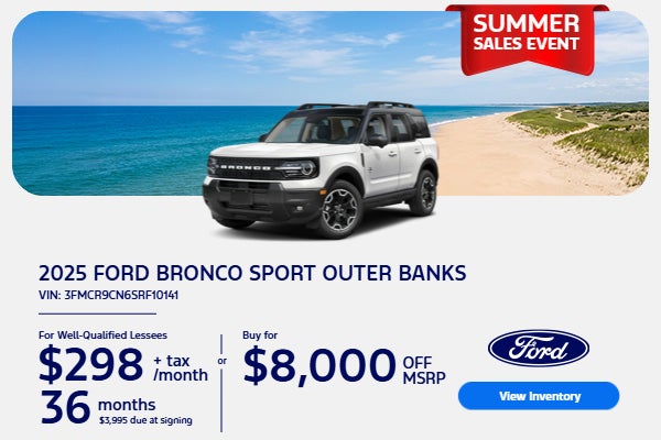 2025 FORD BRONCO SPORT OUTER BANKS
