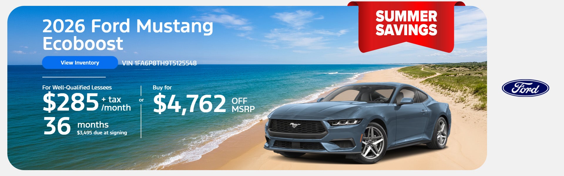 2026 FORD MUSTANG ECOBOOST