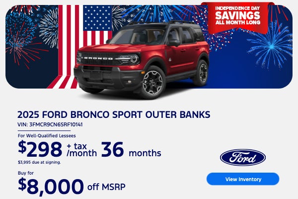 2025 FORD BRONCO SPORT OUTER BANKS