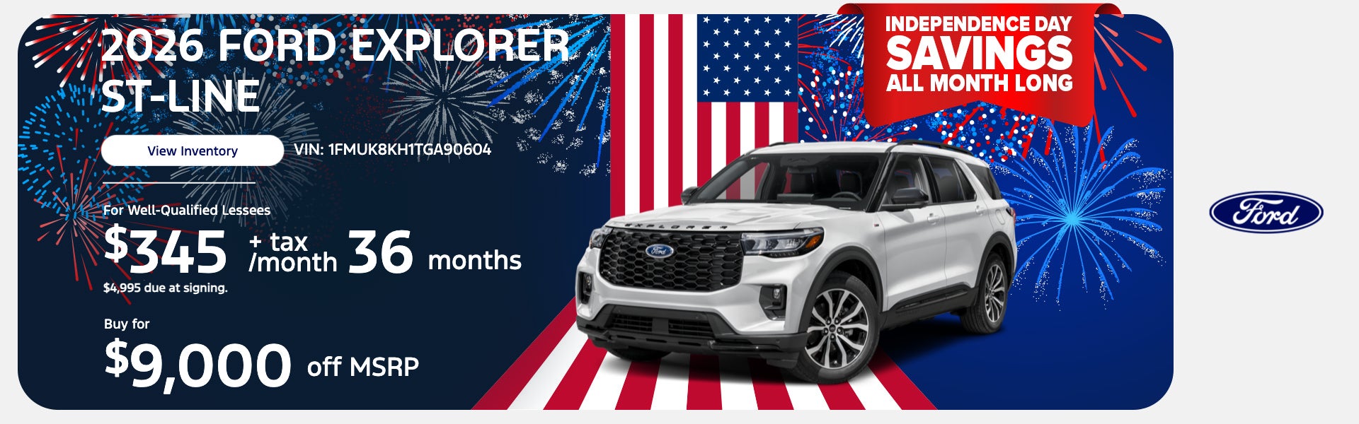 2026 FORD EXPLORER ST-LINE