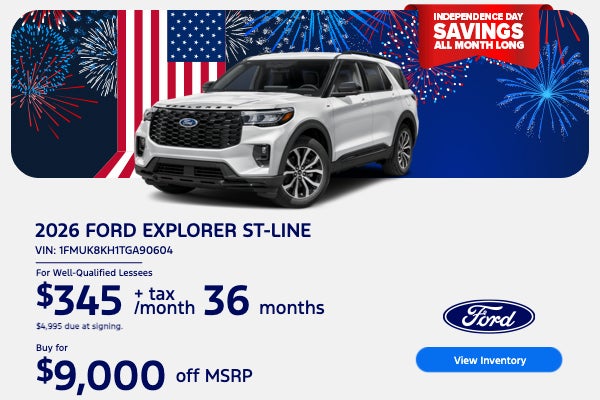 2026 FORD EXPLORER ST-LINE