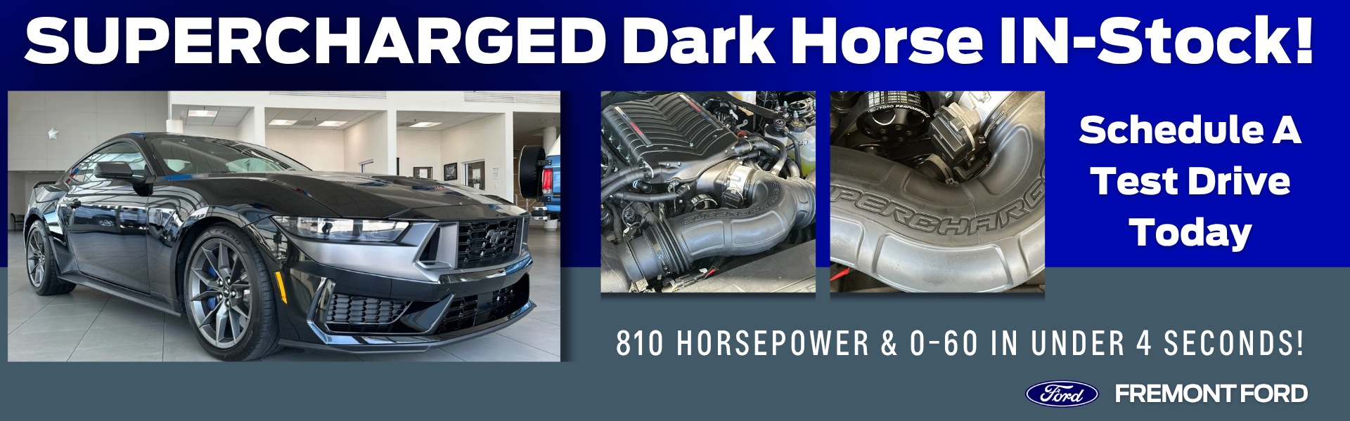SUPERCHARGED Dark Horse IN-Stock!