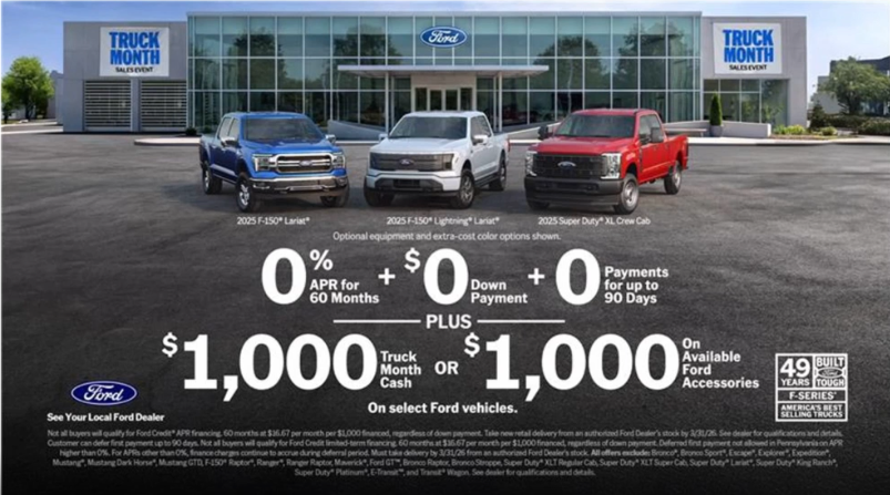 Ford Truck Month Sales Event