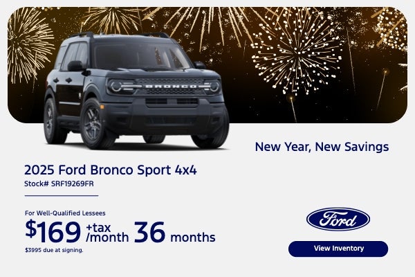 Bronco Sport Offer