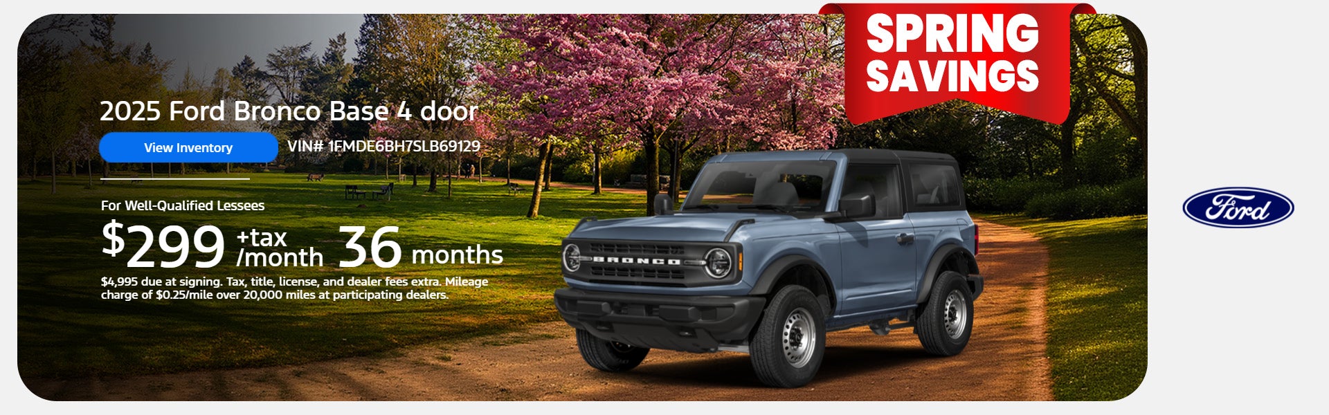 2025 Ford Bronco Base 4 door