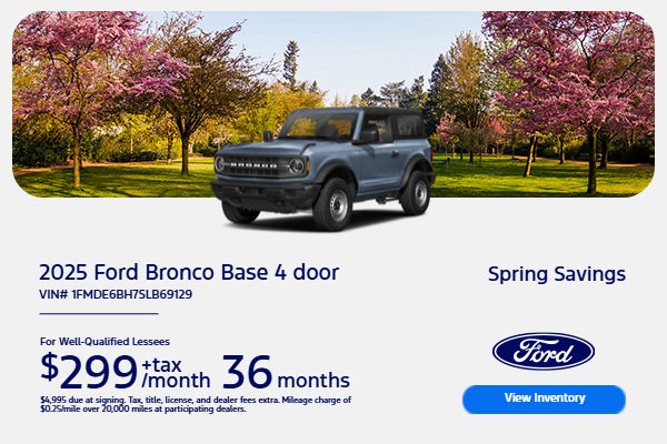 2025 Ford Bronco Base 4 door