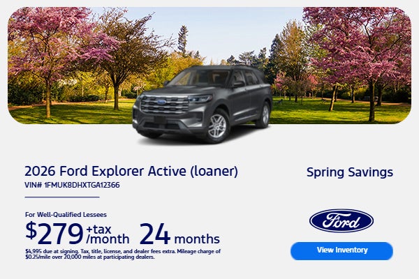 2026 Ford Explorer Active (Loaner)