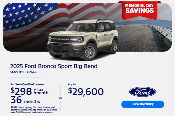 2025 FORD BRONCO SPORT BIG BEND