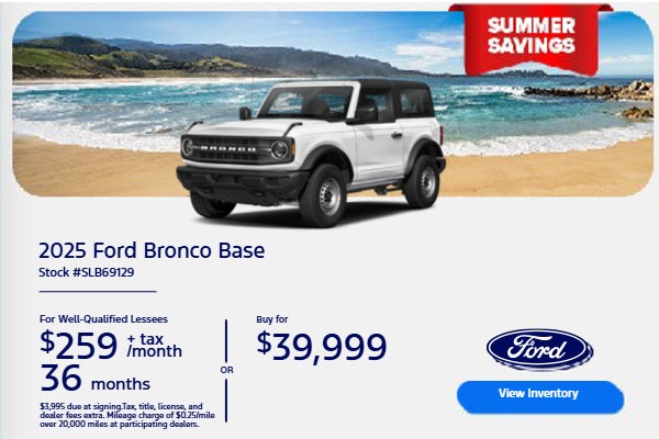 2025 FORD BRONCO BASE