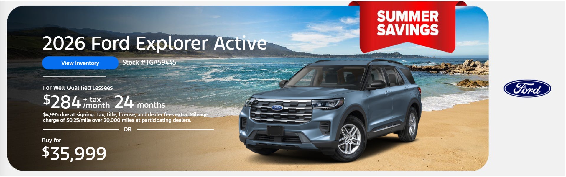 2026 FORD EXPLORER ACTIVE
