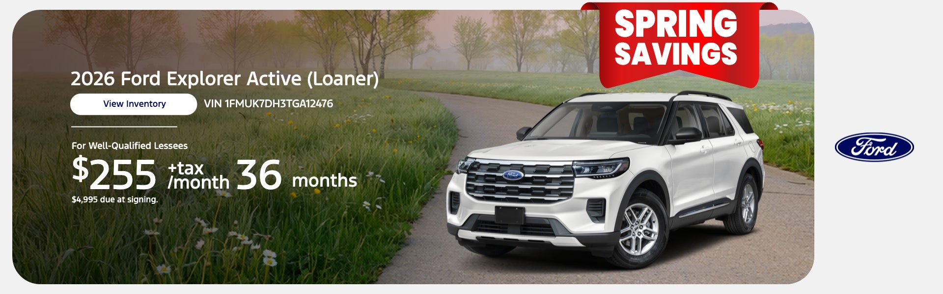 2026 Ford Explorer Active (Loaner)