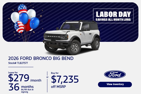 2026 FORD BRONCO BIG BEND