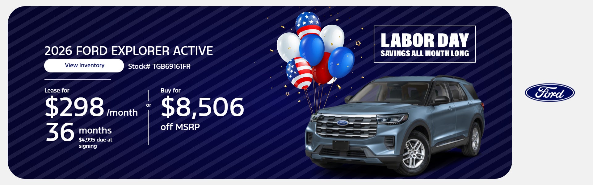 2026 FORD EXPLORER ACTIVE