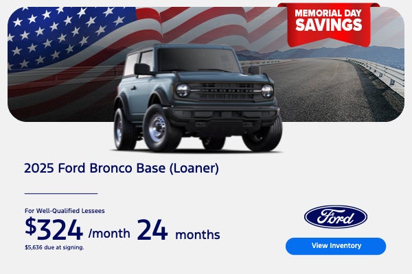 2025 Ford Bronco Base (Loaner)