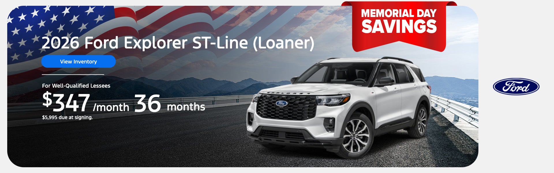 2026 Ford Explorer ST-Line (Loaner)